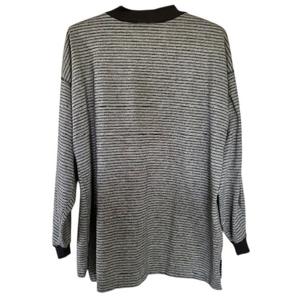 Vintage FORÈNZA Crest Long Sleeve Striped Shirt – Made in Korea – Size L - Picture 3 of 6